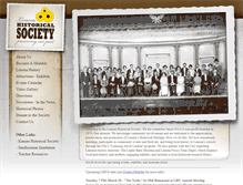 Tablet Screenshot of lenexahistoricalsociety.org